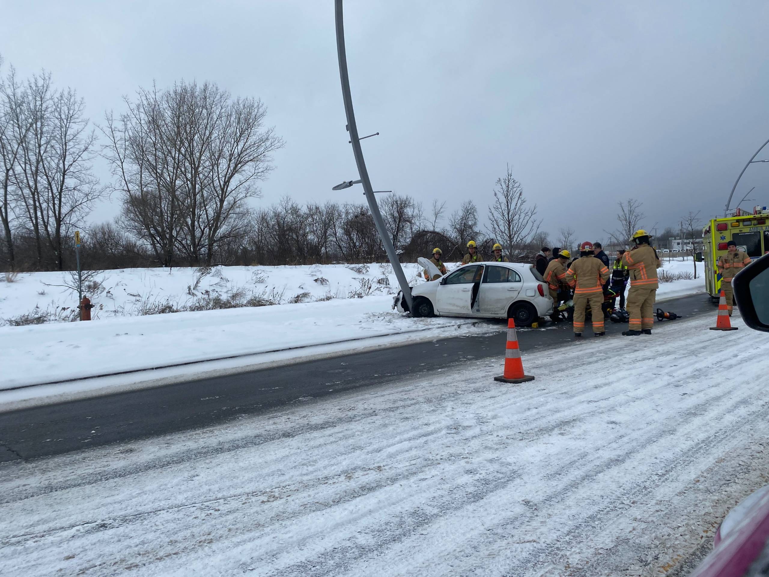 Le Soleil de Châteauguay Collision sur le boul Industriel à Châteauguay