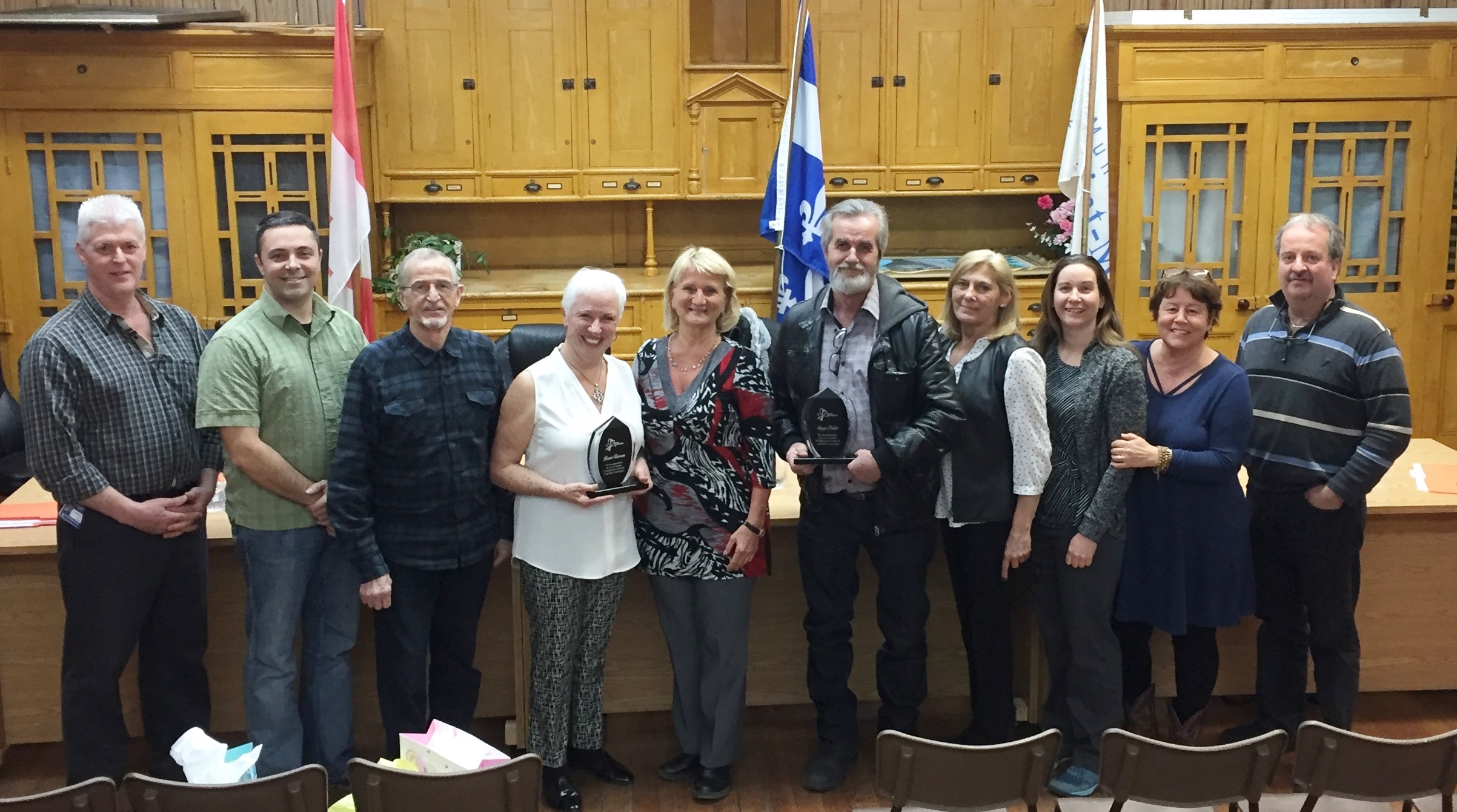 Hommage à deux anciens conseillers municipaux Le Reflet