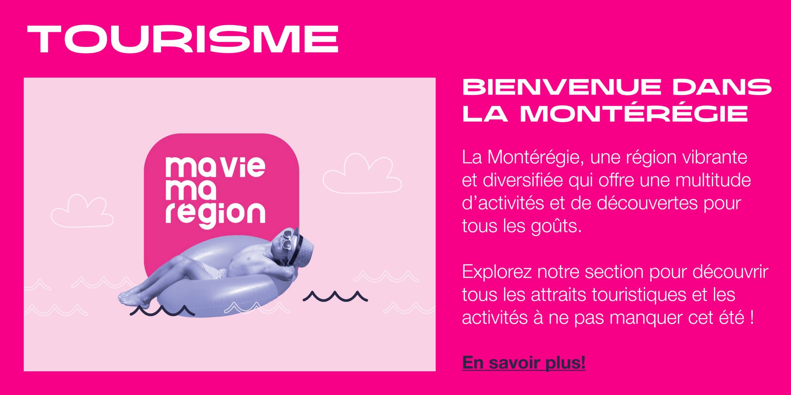 tourisme page d'acceuil