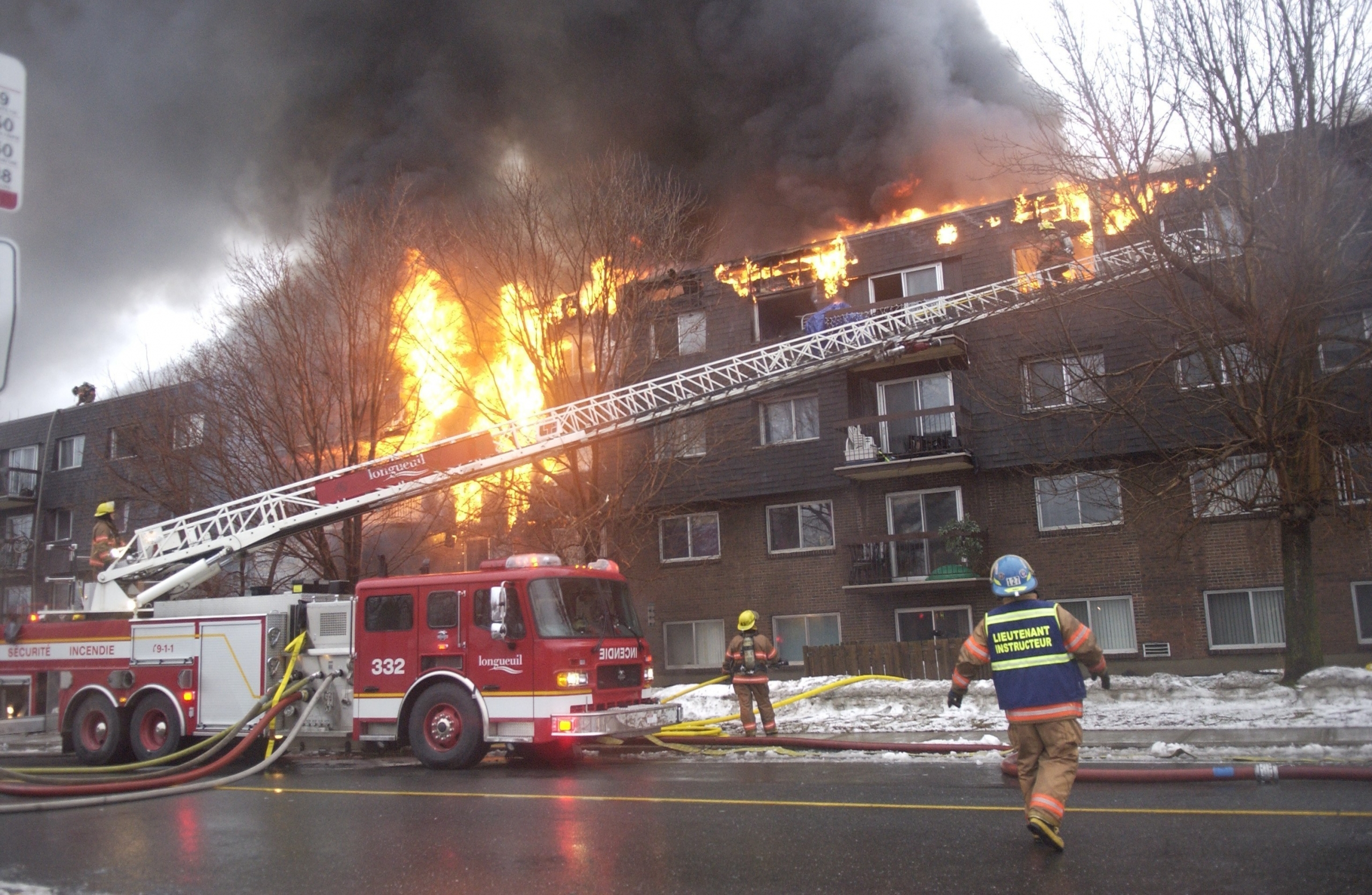 Le Service de sécurité incendie de l'agglomération de Longueuil