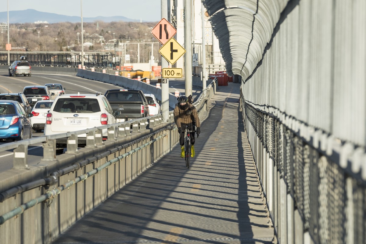 Le Courrier du Sud Pont Jacques Cartier La piste